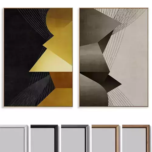 Abstract Painting Frame set