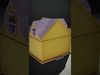 Charming Yellow House model pack Low-poly 3D model_2