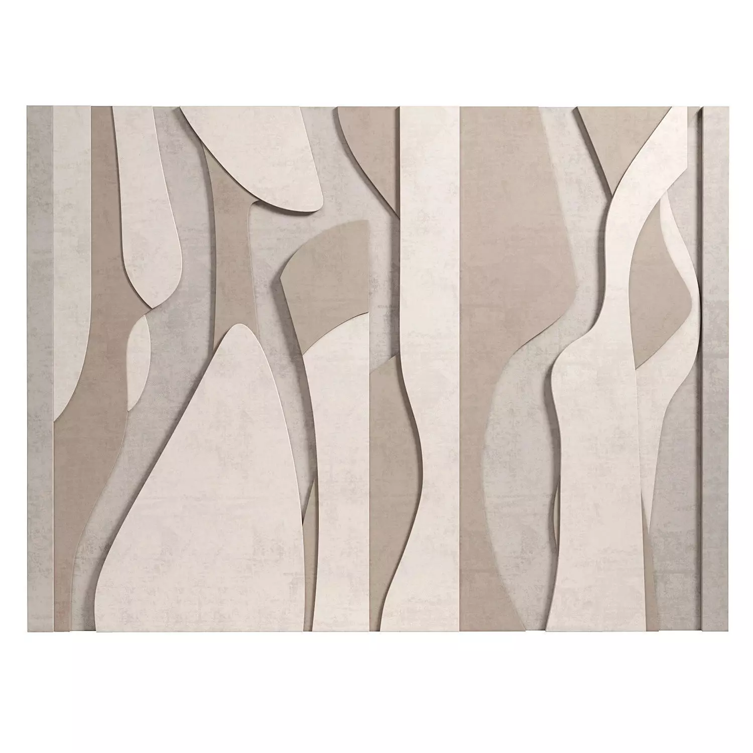 Decorativ panel wave 36 3D model_0