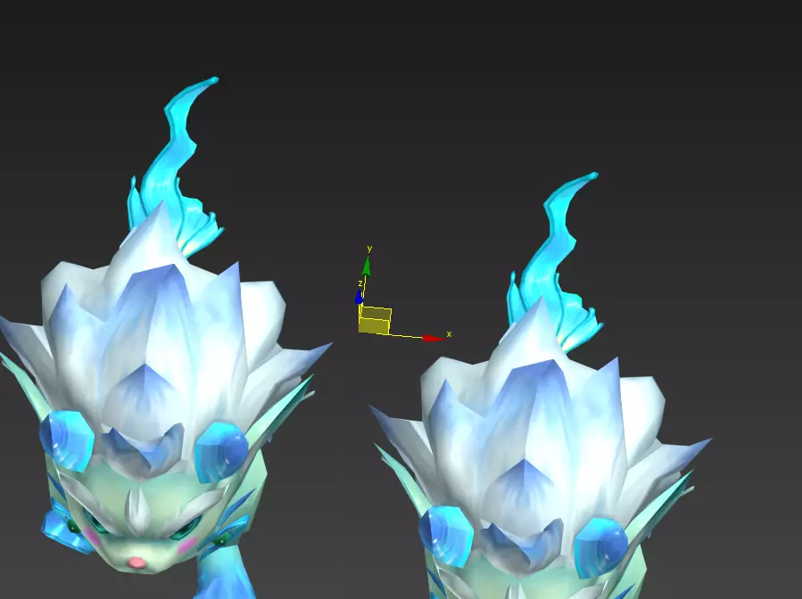 Little Nian Beast Low-poly 3D model_10