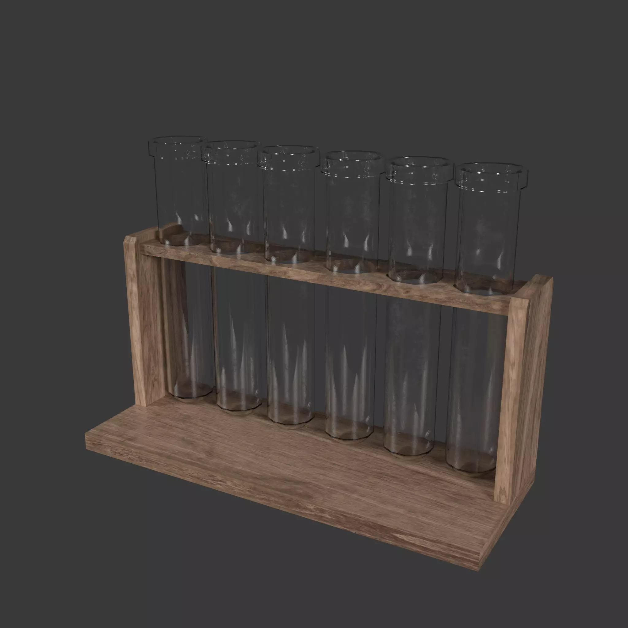 Alchemical Tubes And Jars Low-poly 3D model_19