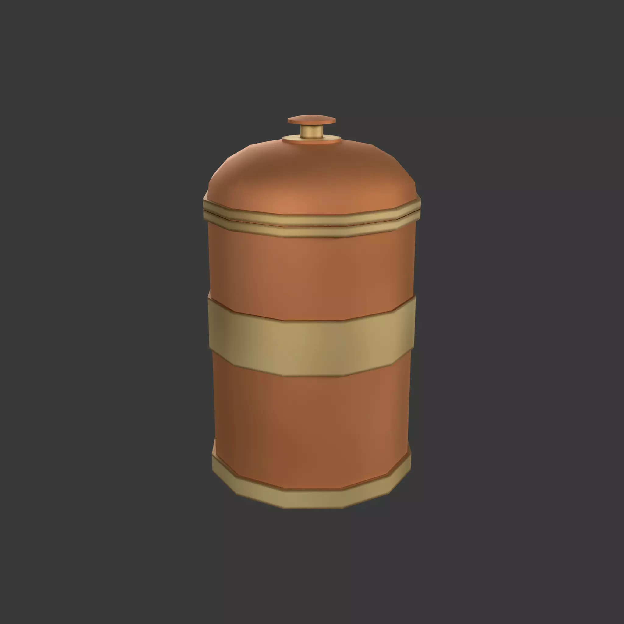 Alchemical Tubes And Jars Low-poly 3D model_13