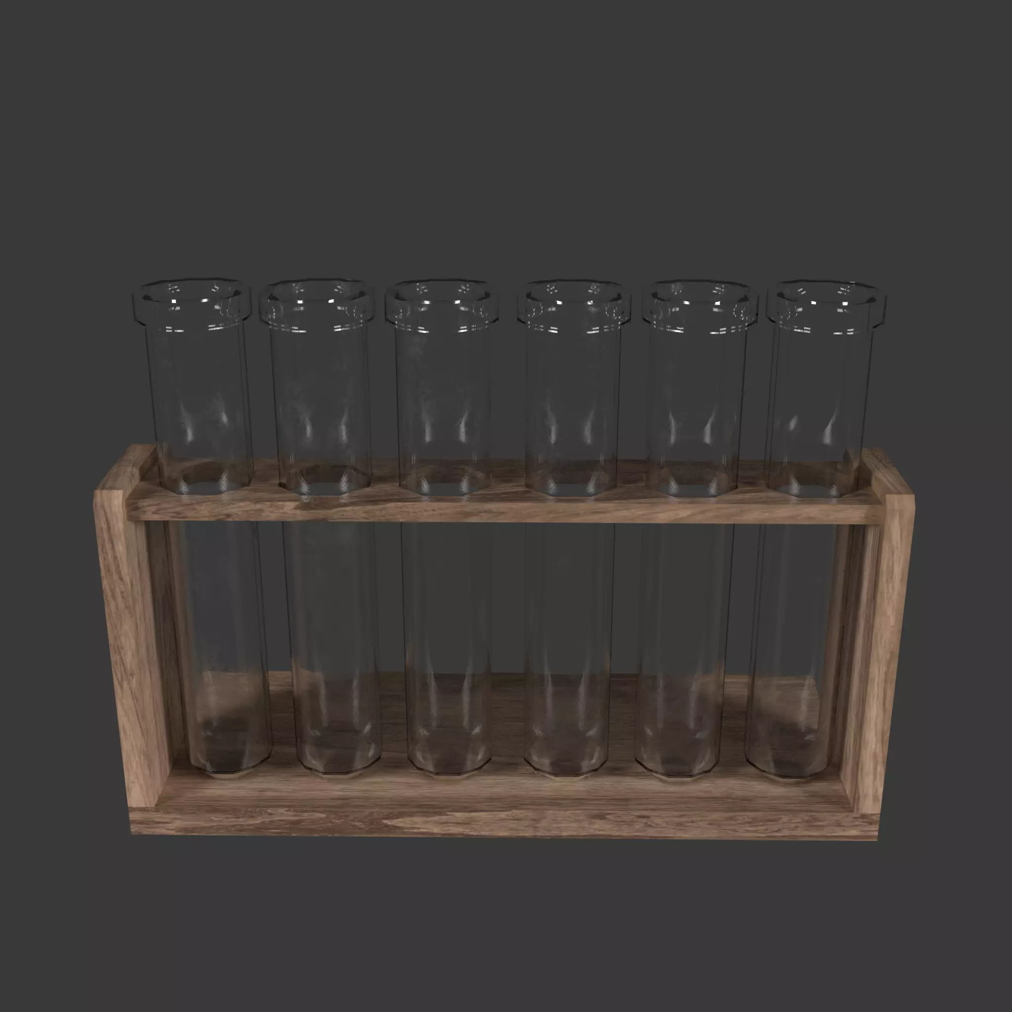 Alchemical Tubes And Jars Low-poly 3D model_23