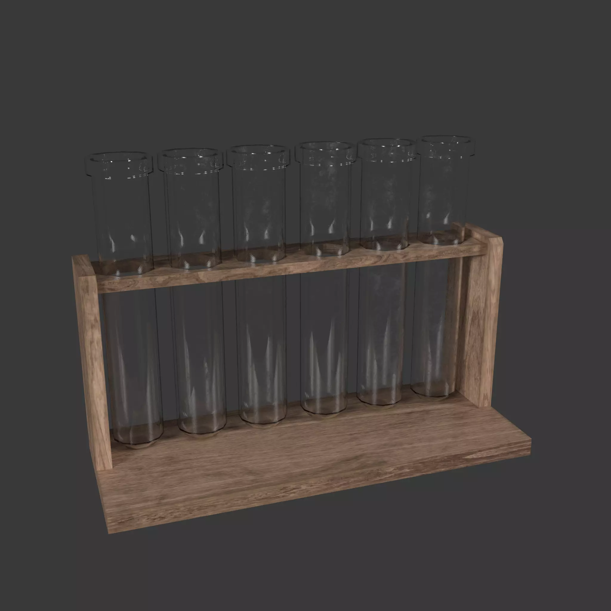 Alchemical Tubes And Jars Low-poly 3D model_17