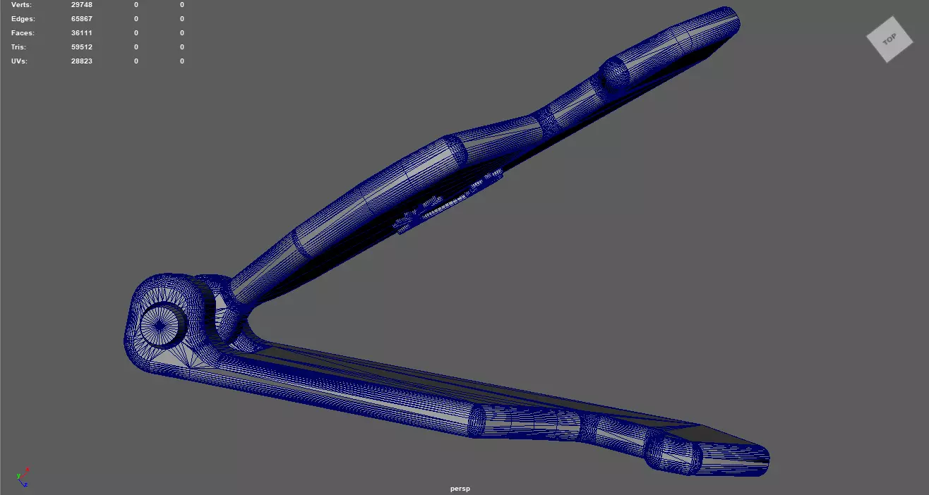 Halloween Phone Stand Support Holder 01 Low-poly 3D model_9