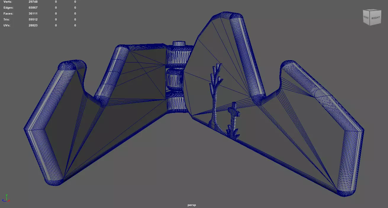 Halloween Phone Stand Support Holder 01 Low-poly 3D model_7