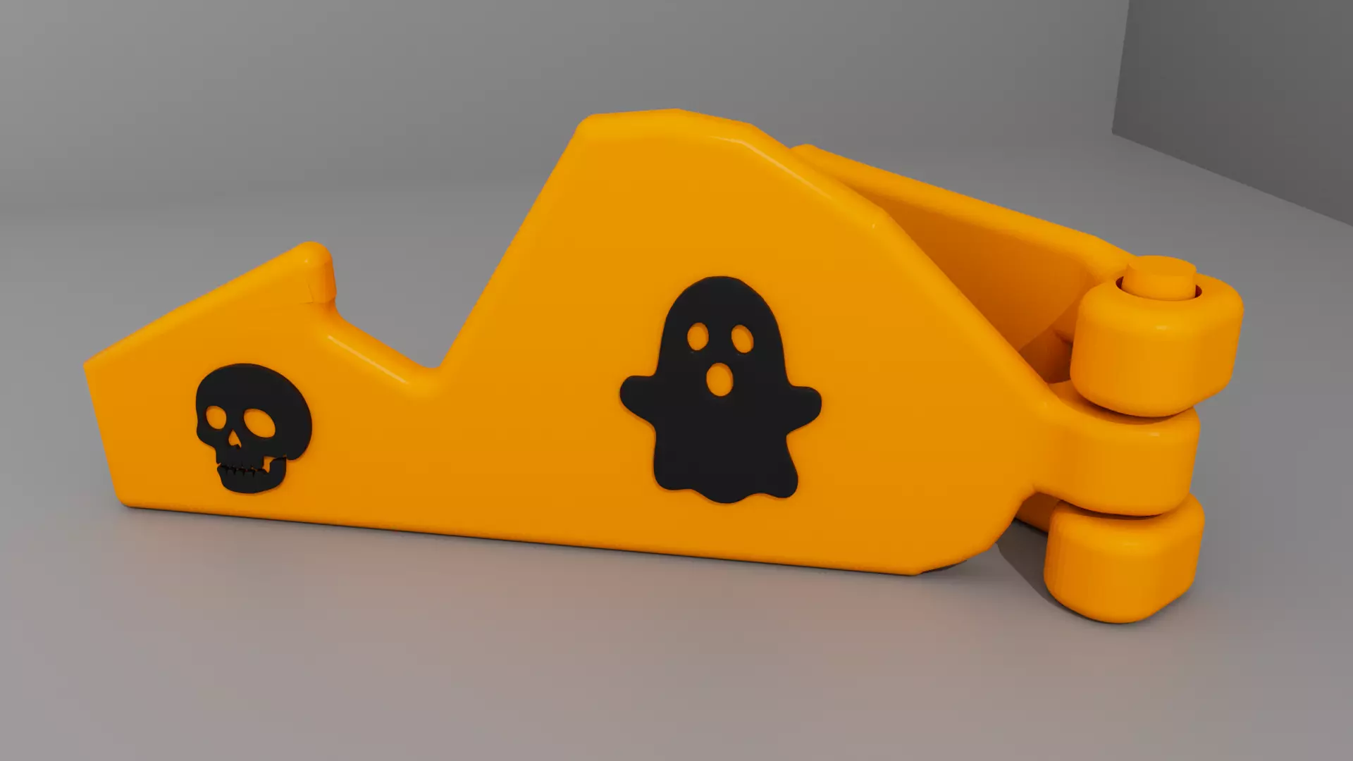 Halloween Phone Stand Support Holder 01 Low-poly 3D model_2