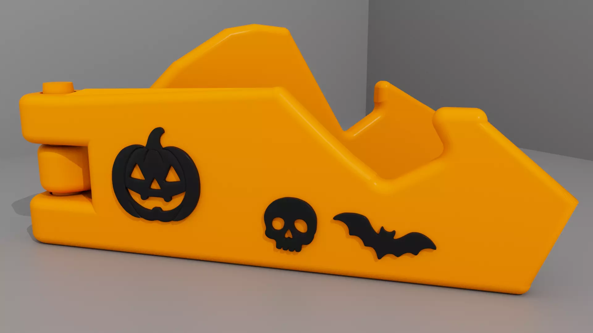 Halloween Phone Stand Support Holder 01 Low-poly 3D model_5