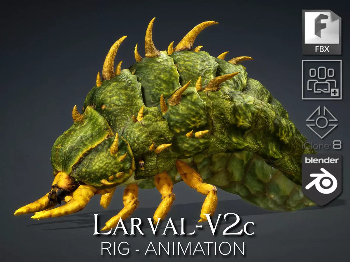 Larval-V2c 3D model_0