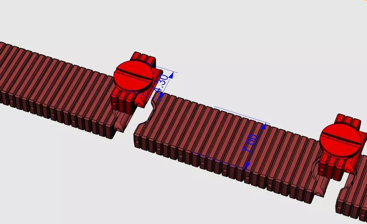 flexible Love Unlimited Bracelet flexible Bracalet 3D print model_1