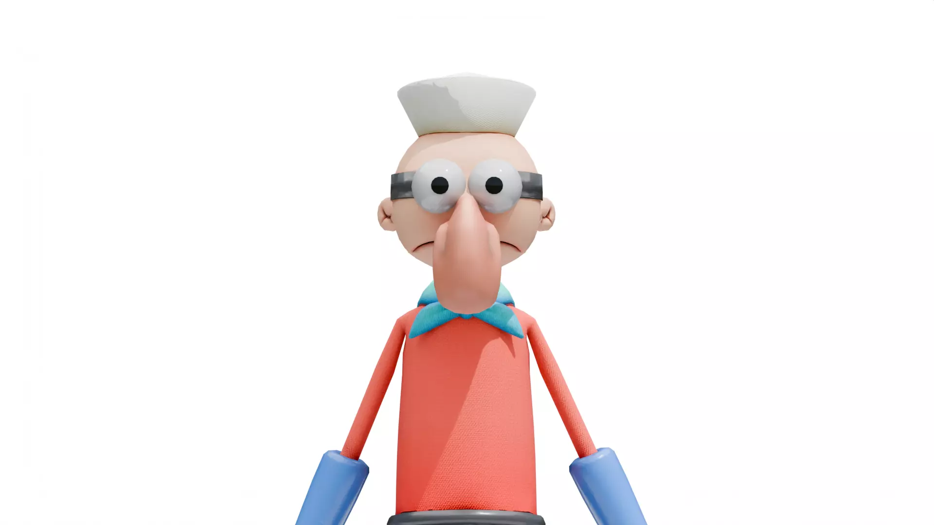Barnacle Boy - SpongeBob Low-poly 3D model_9