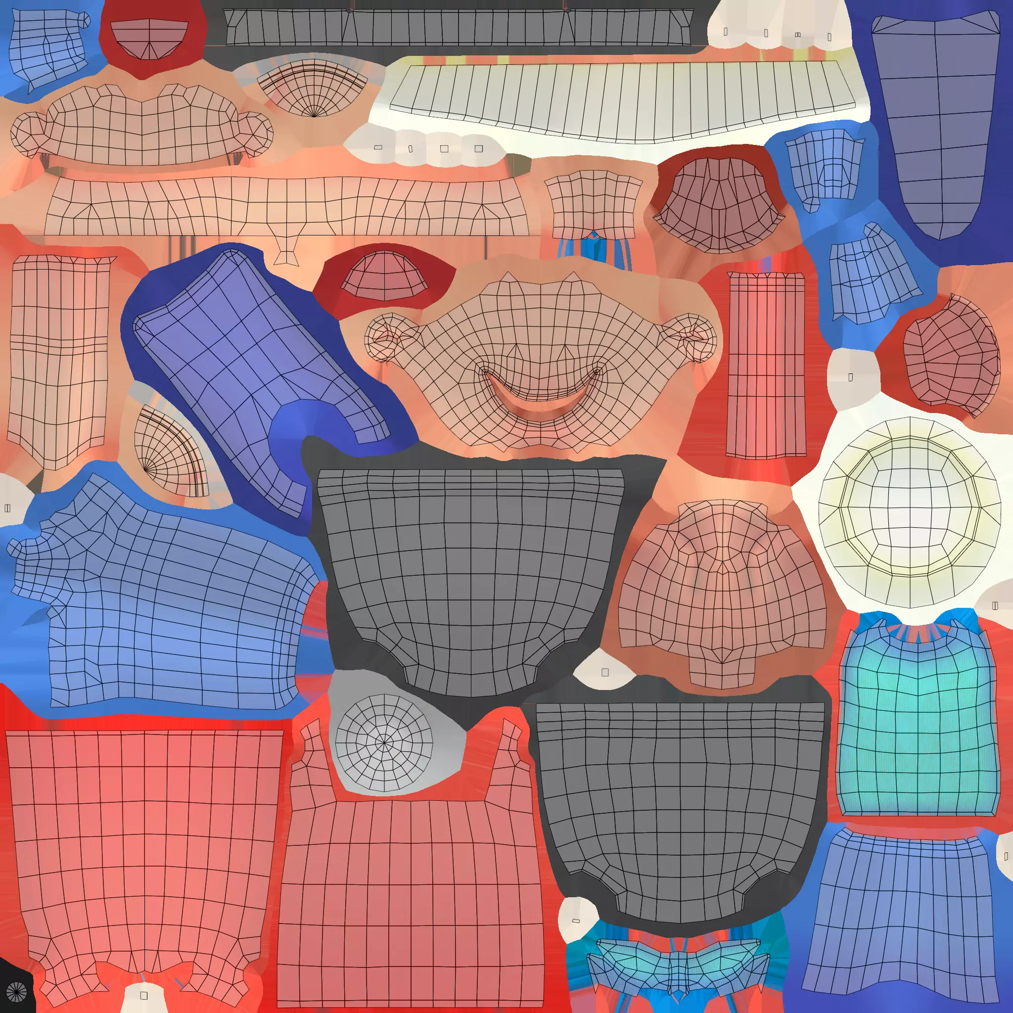 Barnacle Boy - SpongeBob Low-poly 3D model_8