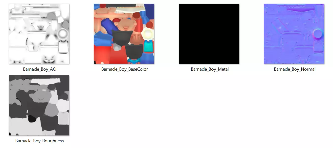 Barnacle Boy - SpongeBob Low-poly 3D model_5