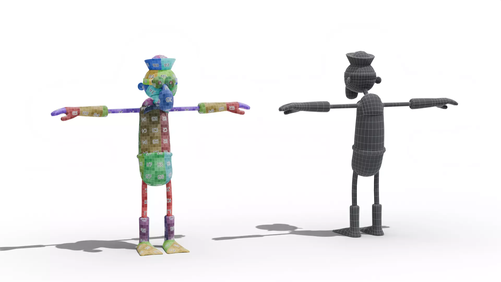 Barnacle Boy - SpongeBob Low-poly 3D model_11