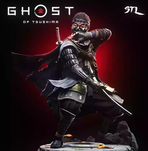 Jin Sakai - Ghost of Tsushima 3D print model