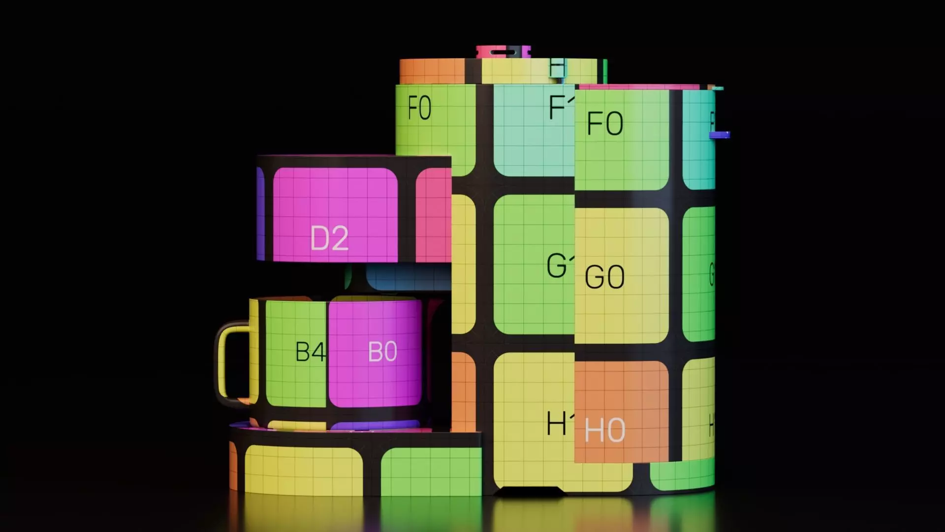 Modern Coffee Maker 3D model_12