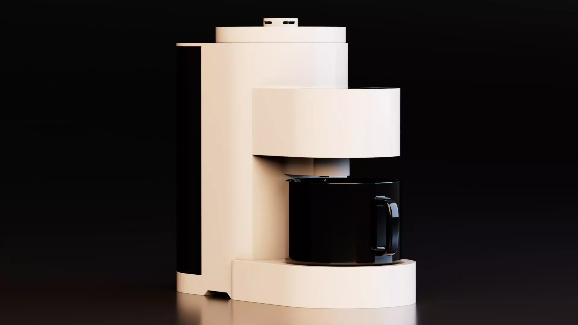 Modern Coffee Maker 3D model_1