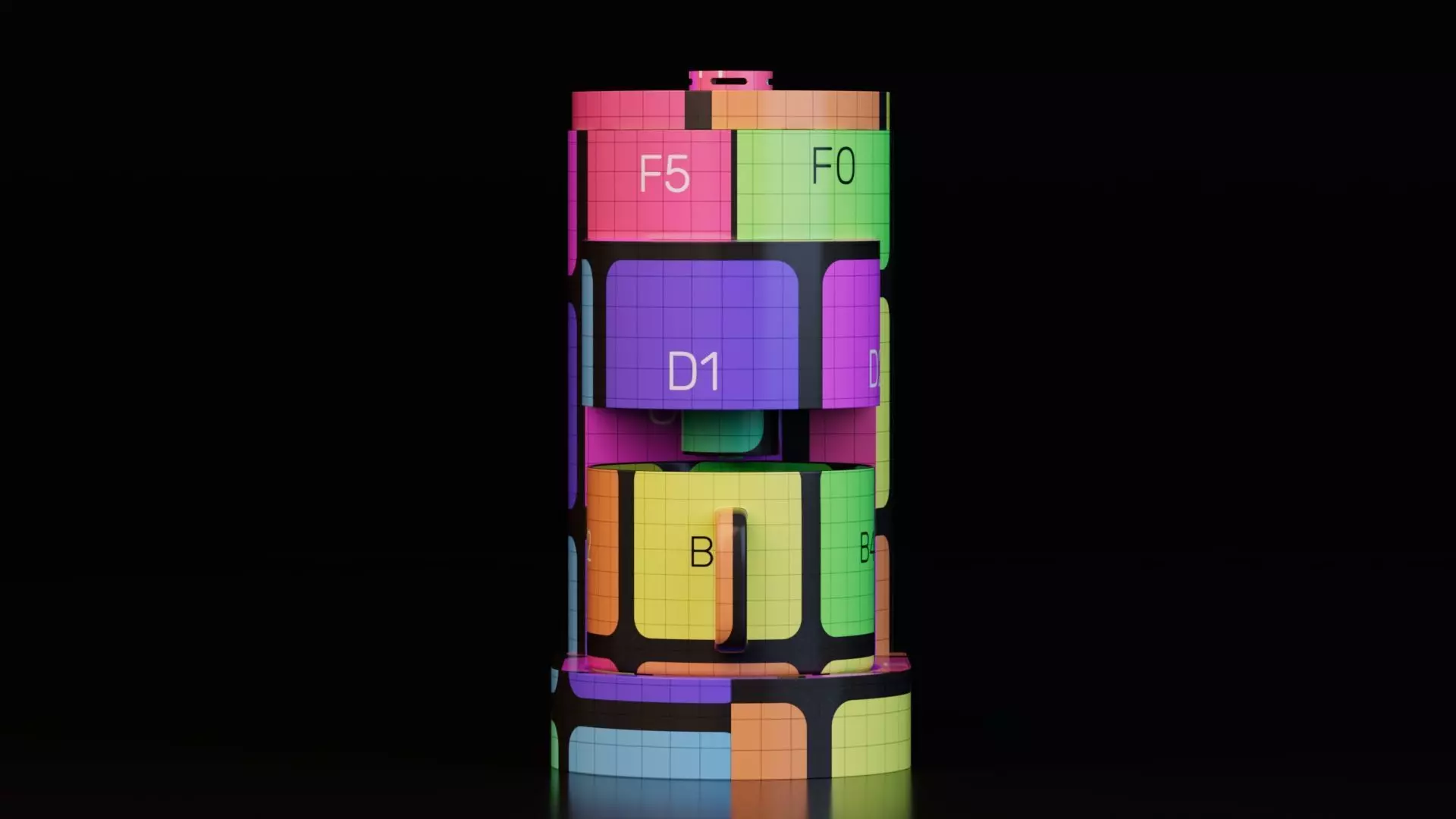 Modern Coffee Maker 3D model_11