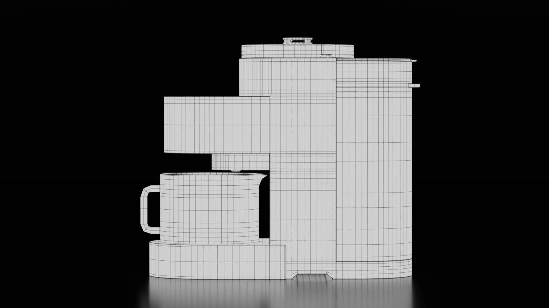 Modern Coffee Maker 3D model_9