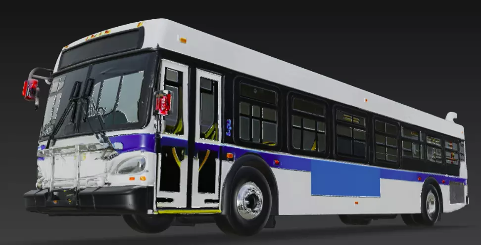 MTA New York City Bus 3D model