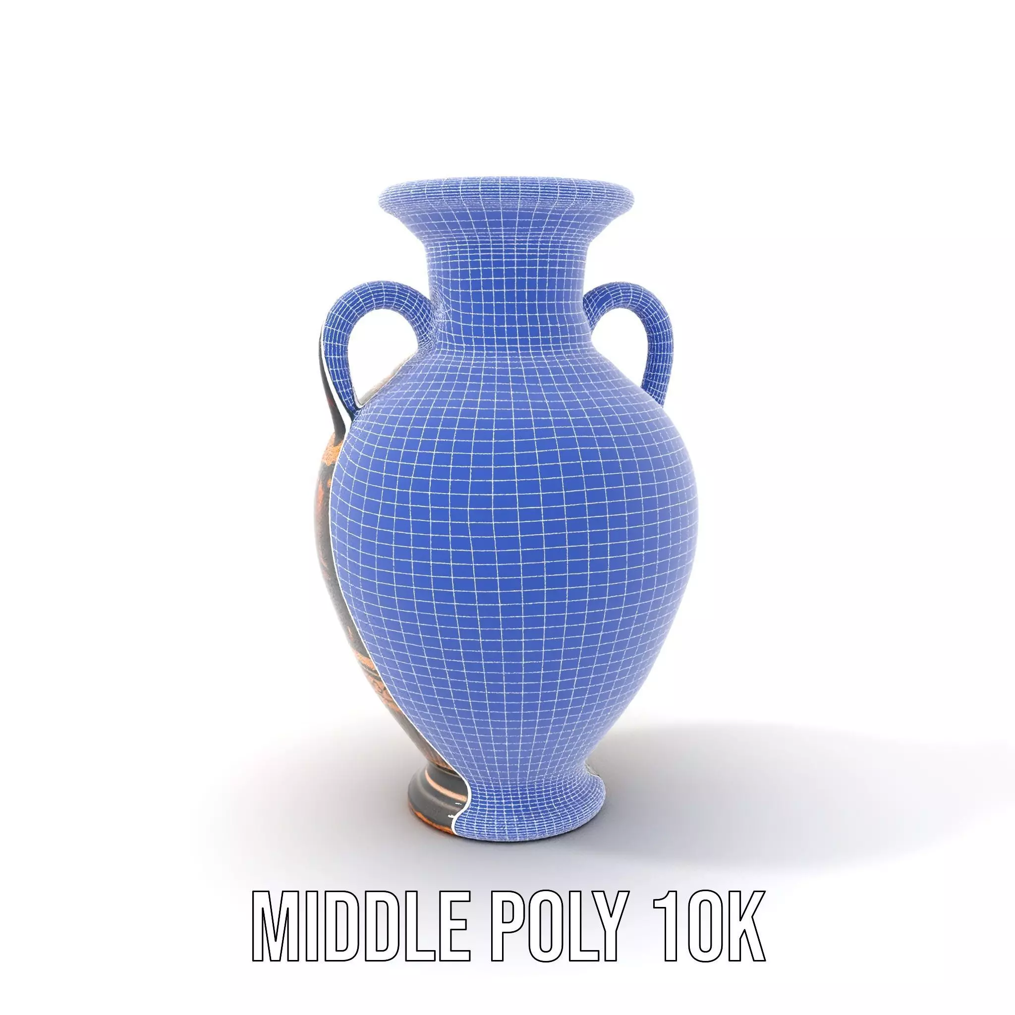 Ancient Greek Vase model pack Low-poly 3D model_6