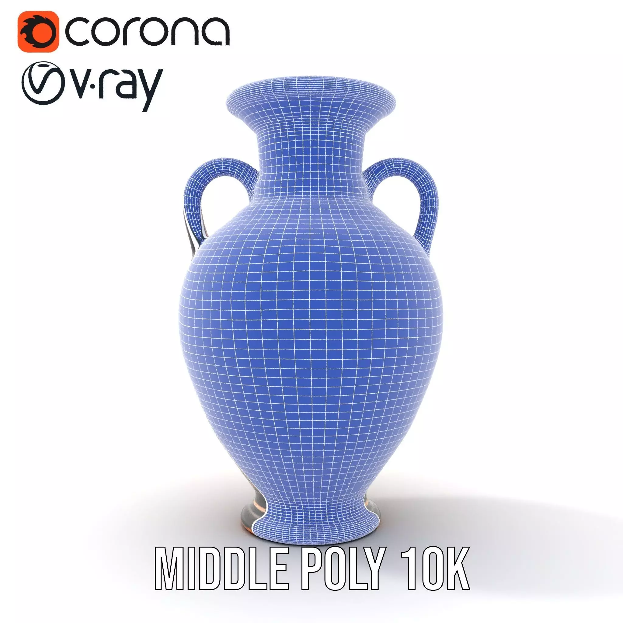 Ancient Greek Vase model pack Low-poly 3D model_16