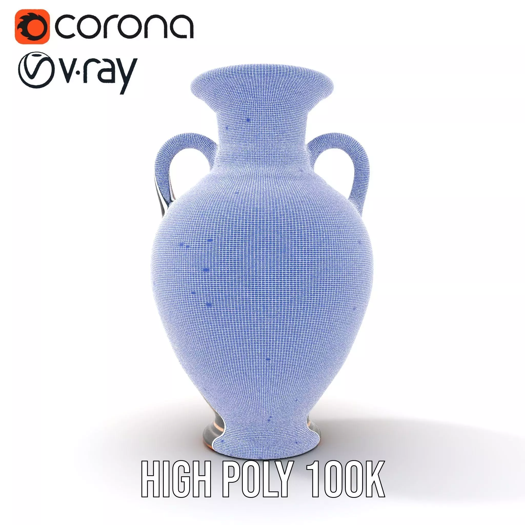 Ancient Greek Vase model pack Low-poly 3D model_34