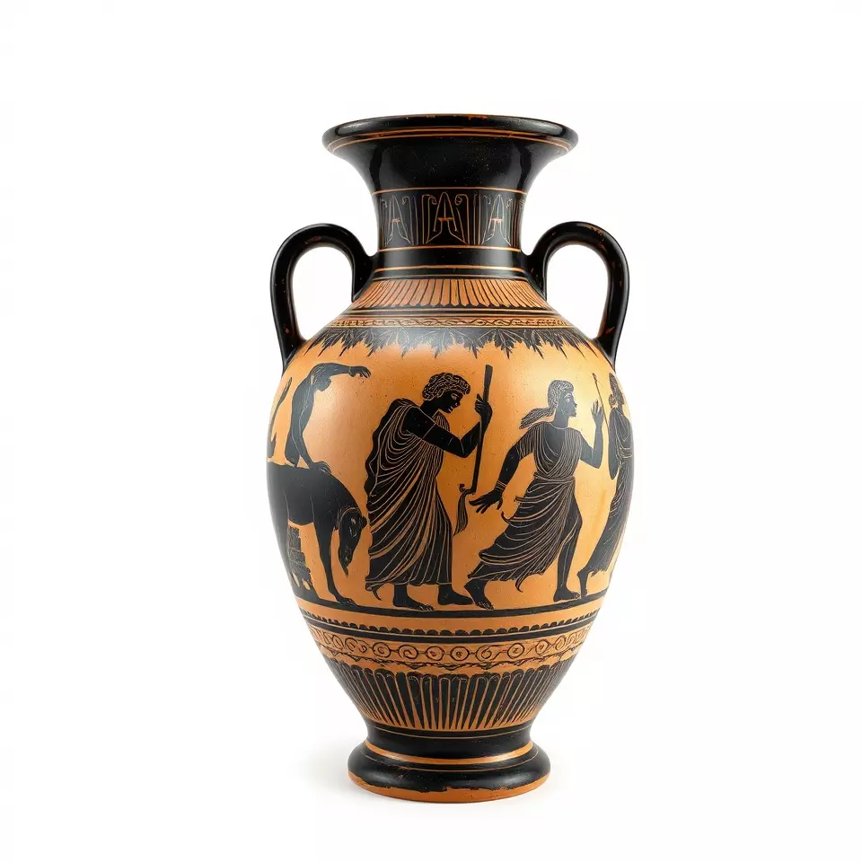 Ancient Greek Vase model pack Low-poly 3D model_2