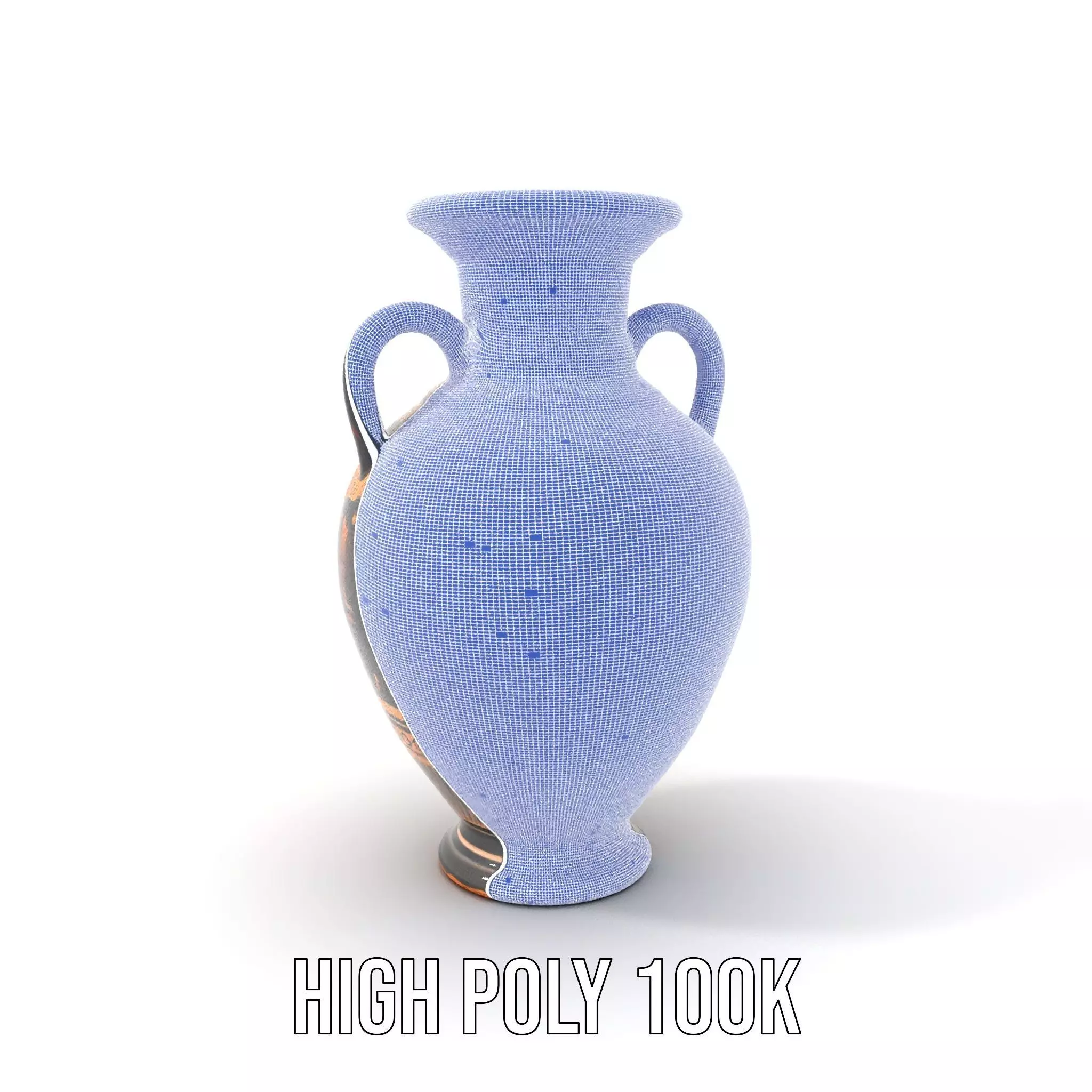 Ancient Greek Vase model pack Low-poly 3D model_4