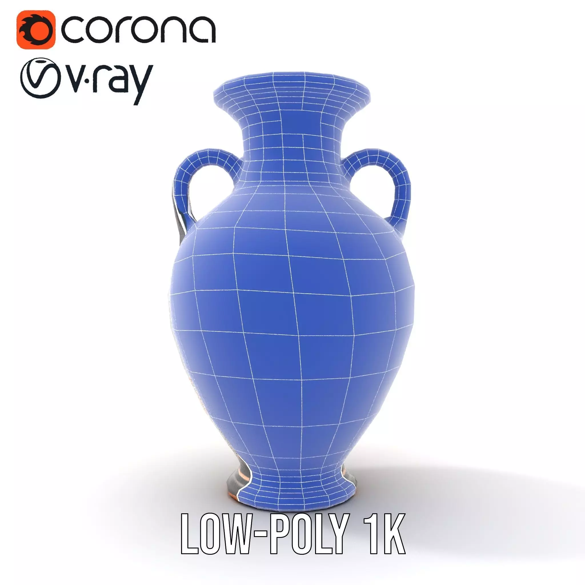 Ancient Greek Vase model pack Low-poly 3D model_28