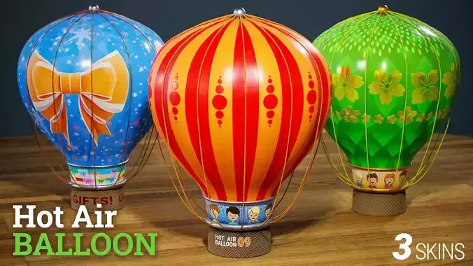 Stylized Hot Air Balloon