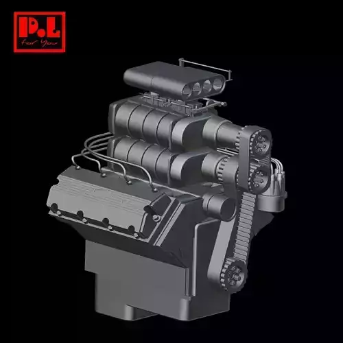 Engine V8 supercharged