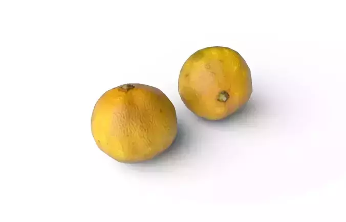 Tangerine M06 Low-poly 3D model