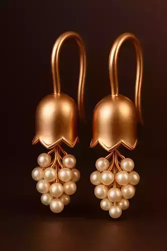 Earrings 3D print model Earrings 3D print model