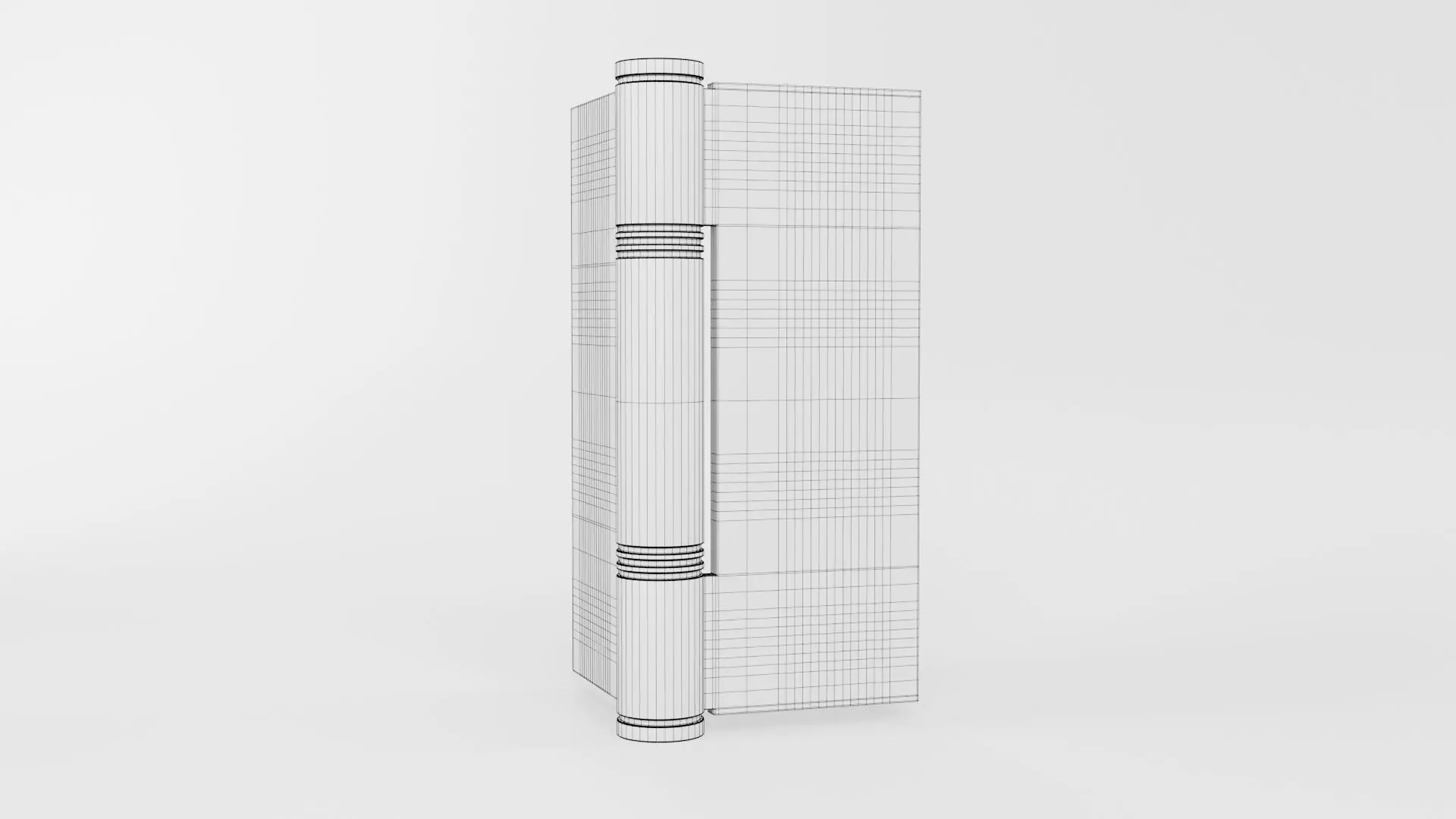 Door Hinges CG3 3D model_6