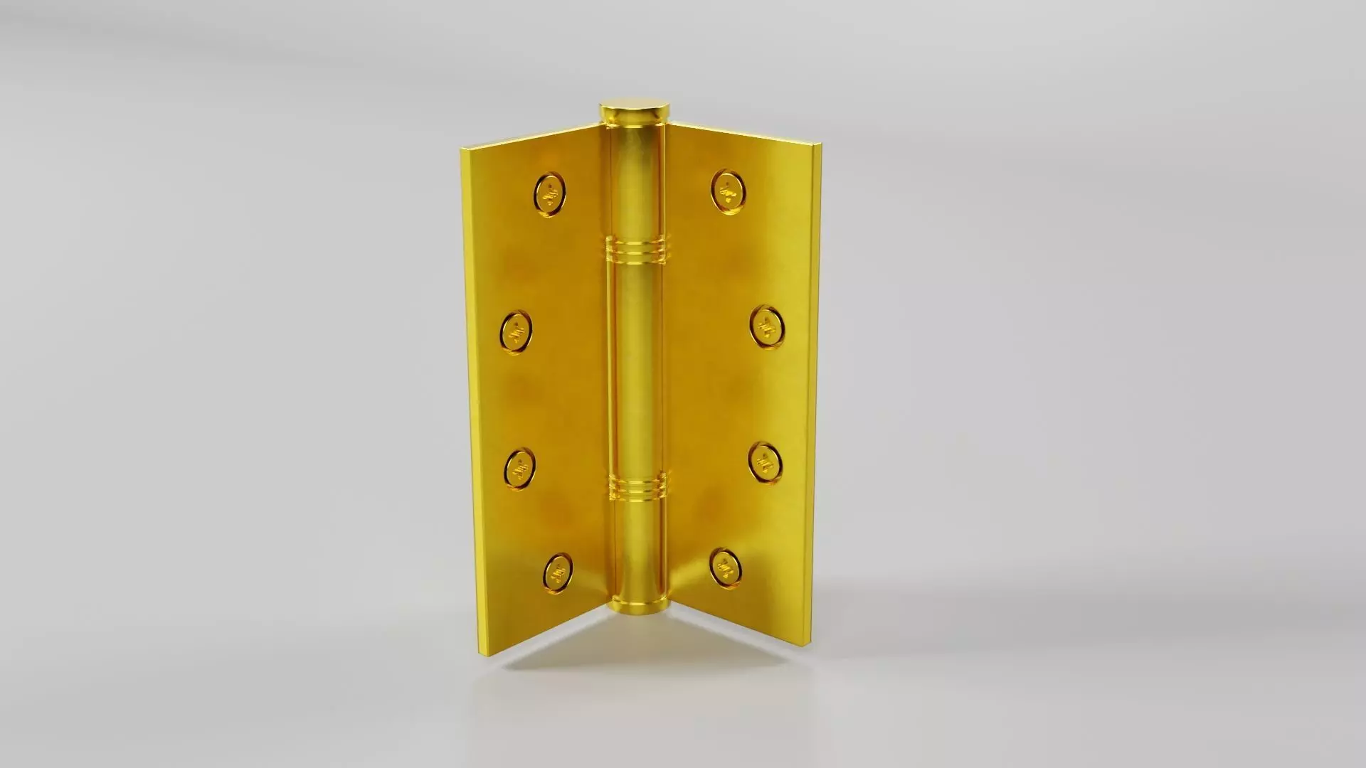 Door Hinges CG3 3D model_3