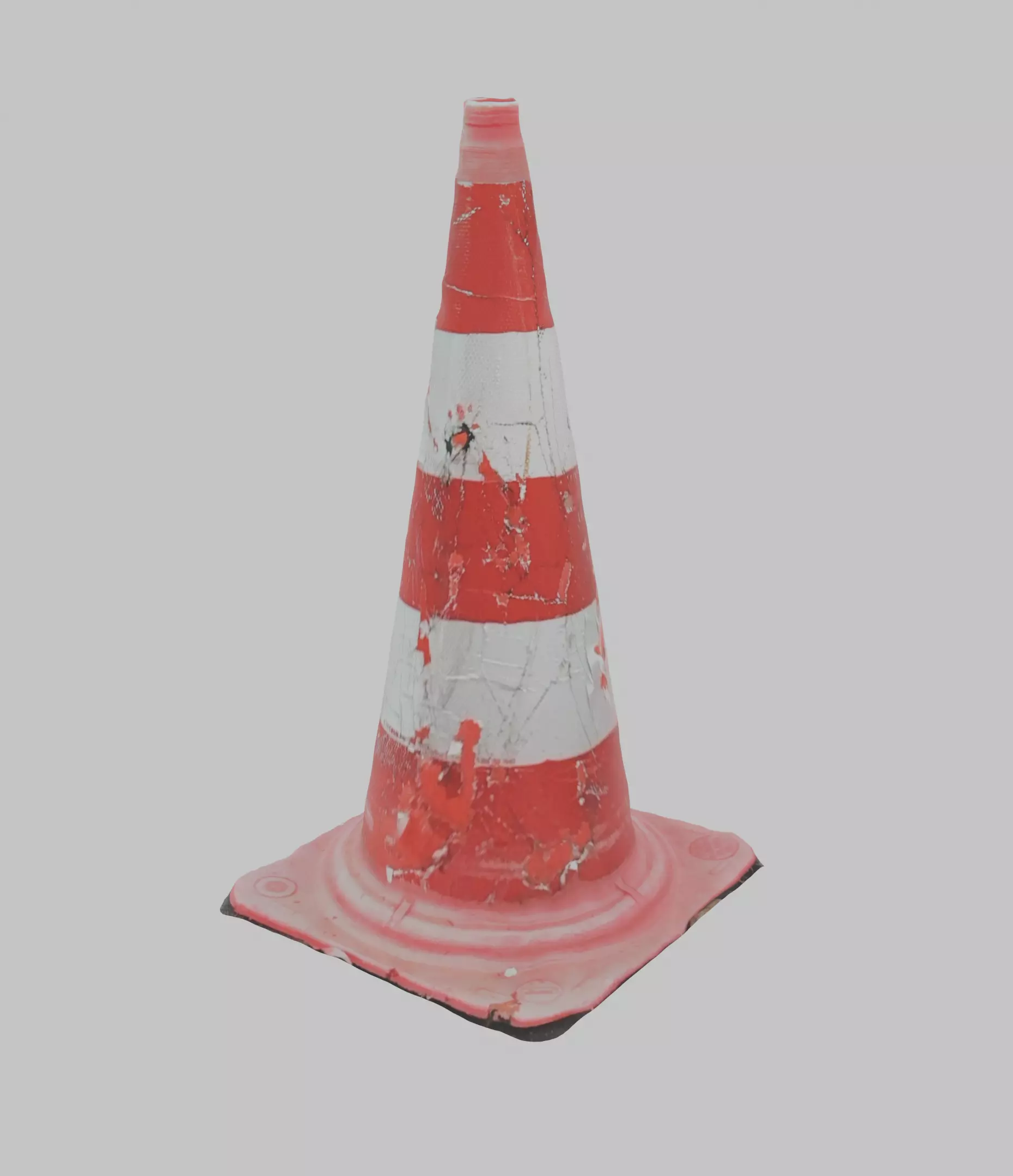 Traffic Cone EU Low-poly 3D model