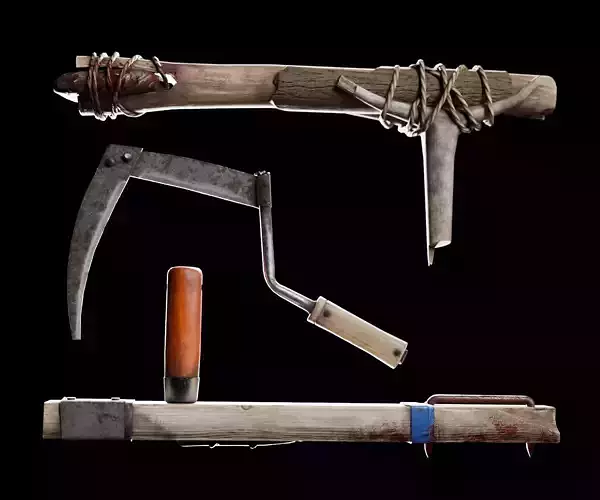 Scrap melee weapon set