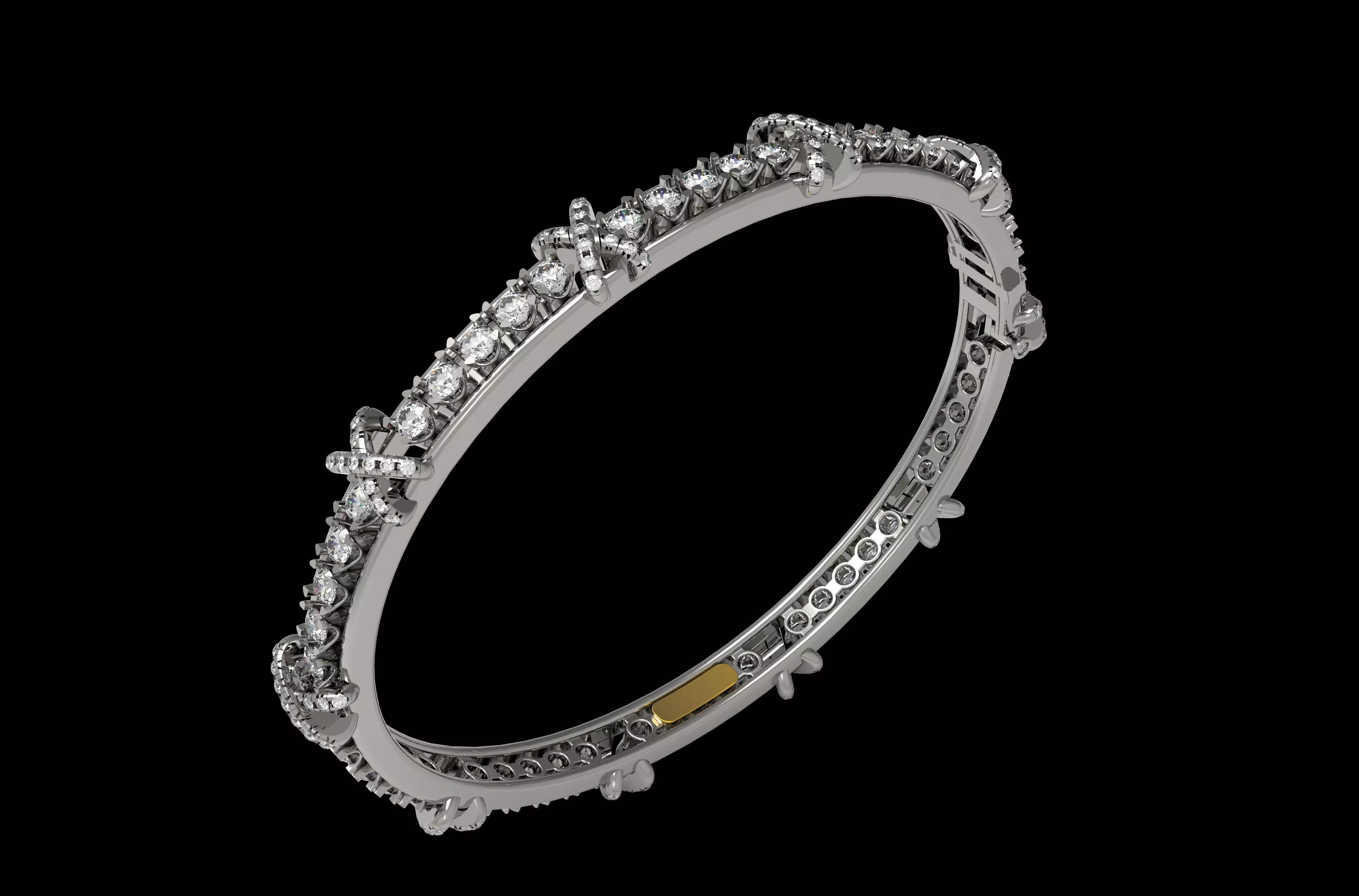 Sixteen Stone Bracelet 3D print model_0