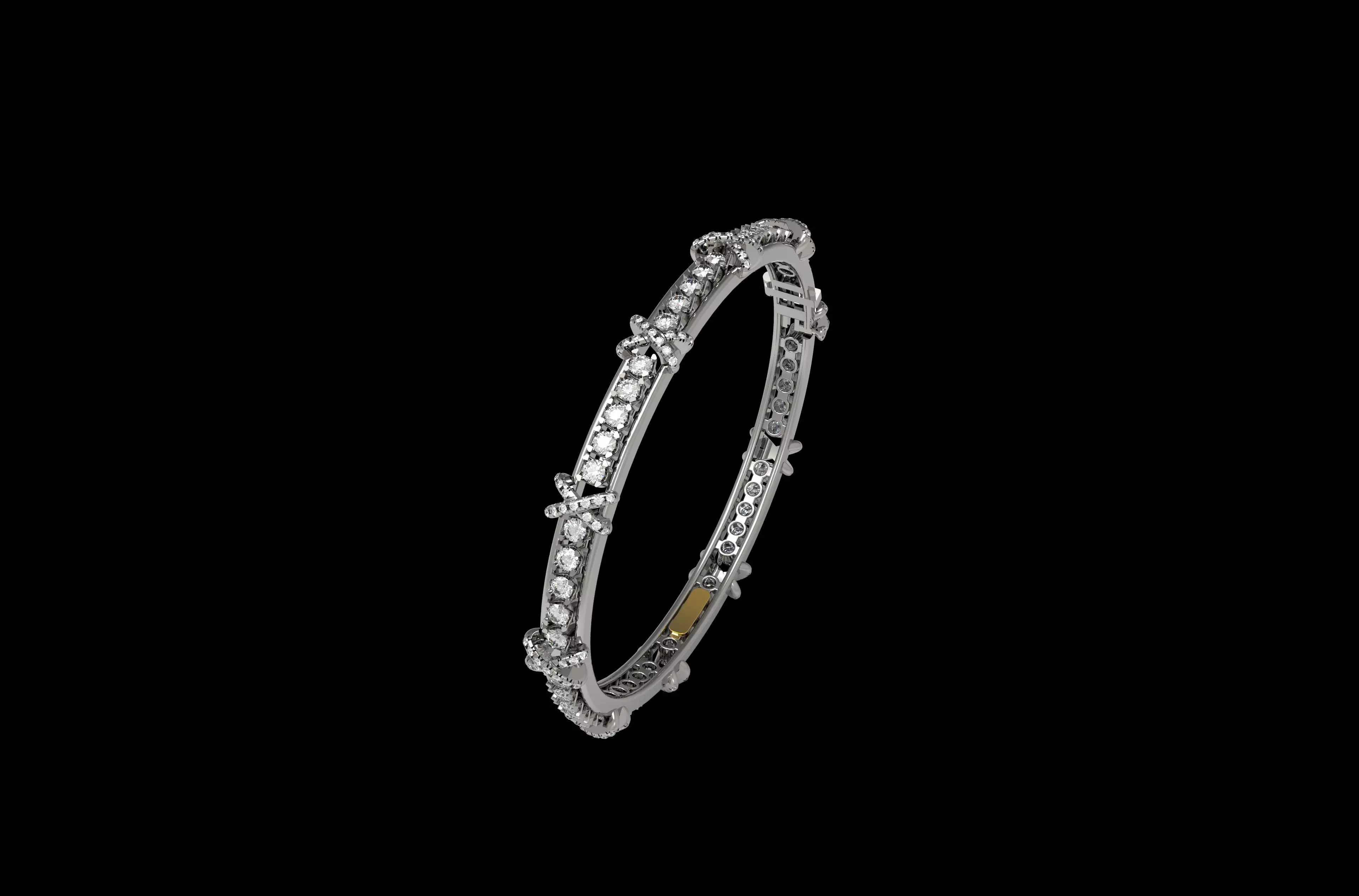 Sixteen Stone Bracelet 3D print model_23