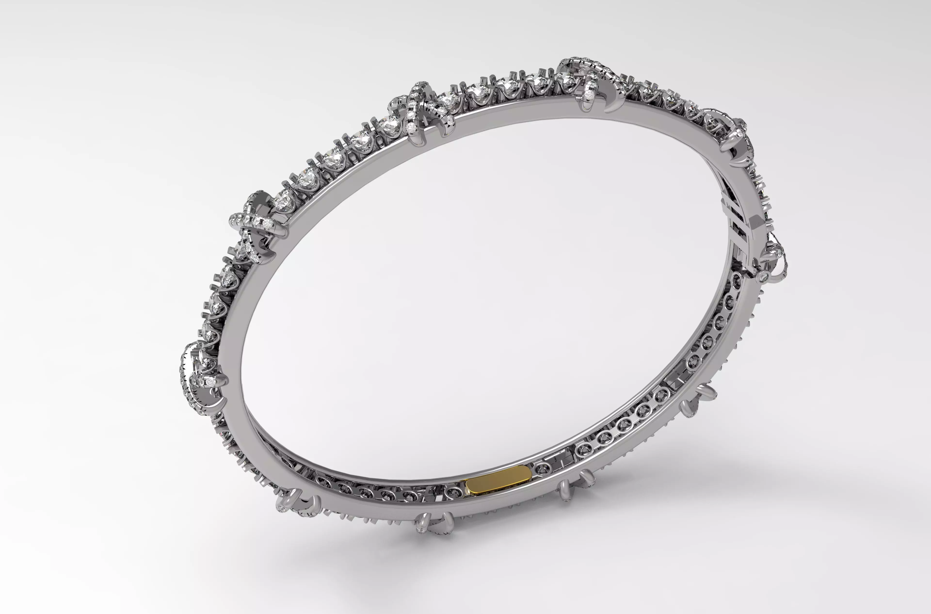 Sixteen Stone Bracelet 3D print model_4