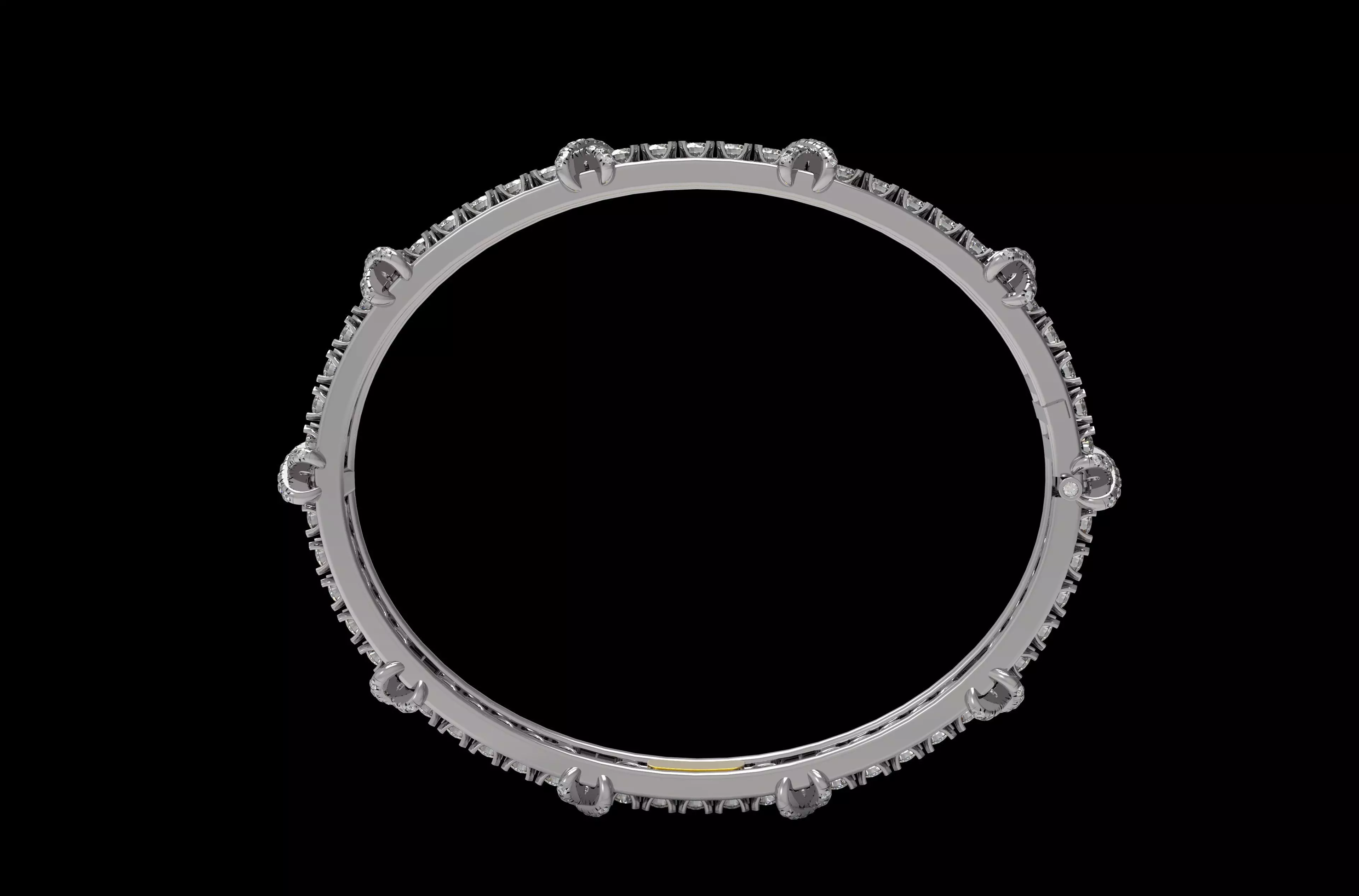 Sixteen Stone Bracelet 3D print model_30