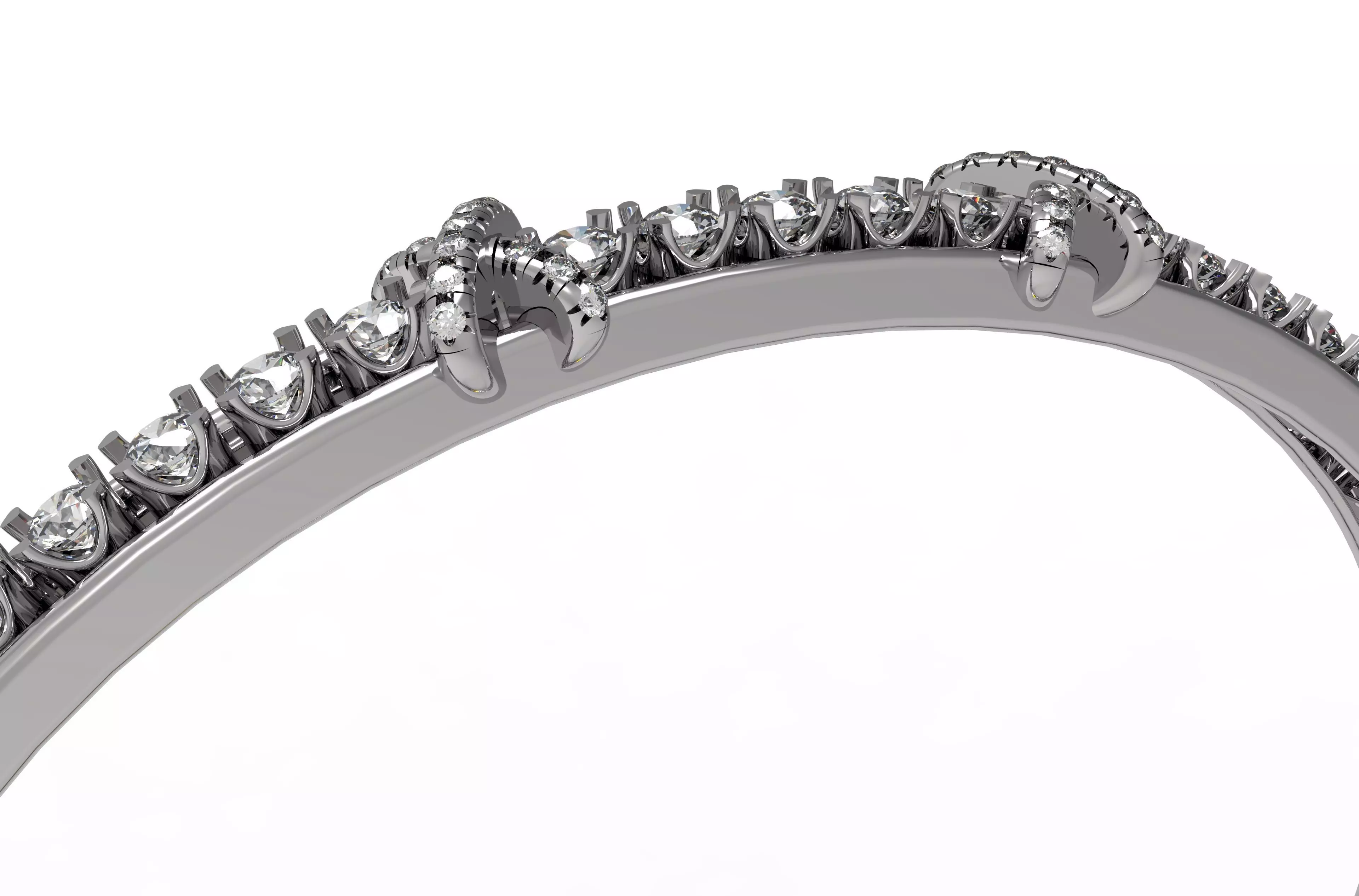 Sixteen Stone Bracelet 3D print model_2