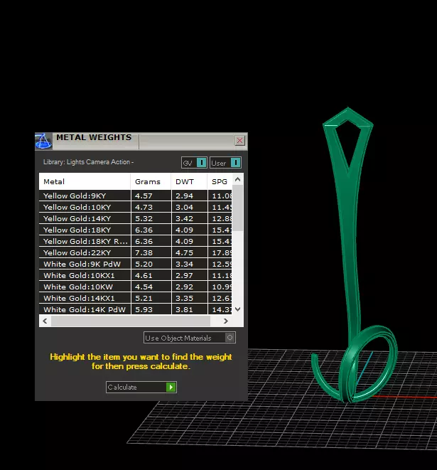  Pearl drop earrings and locket  3D print model_4