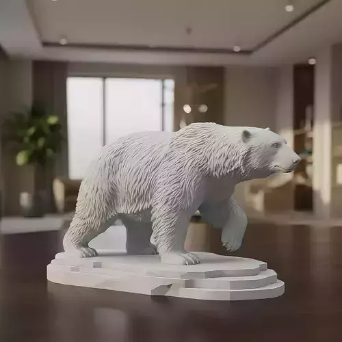 Polar Bear - 3D Print Model