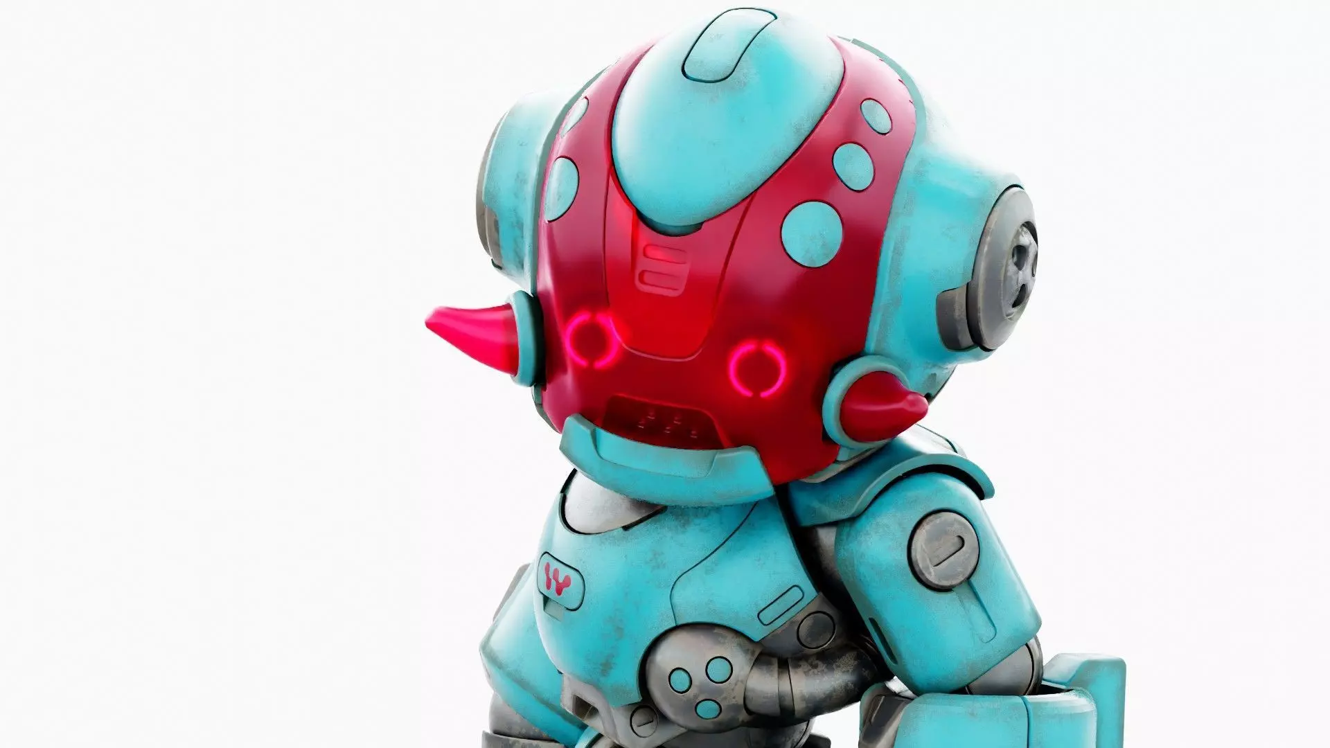 ROBO ZERO-M  Rigged for Unreal Engine - Unity - MIXAMO 3D model_29