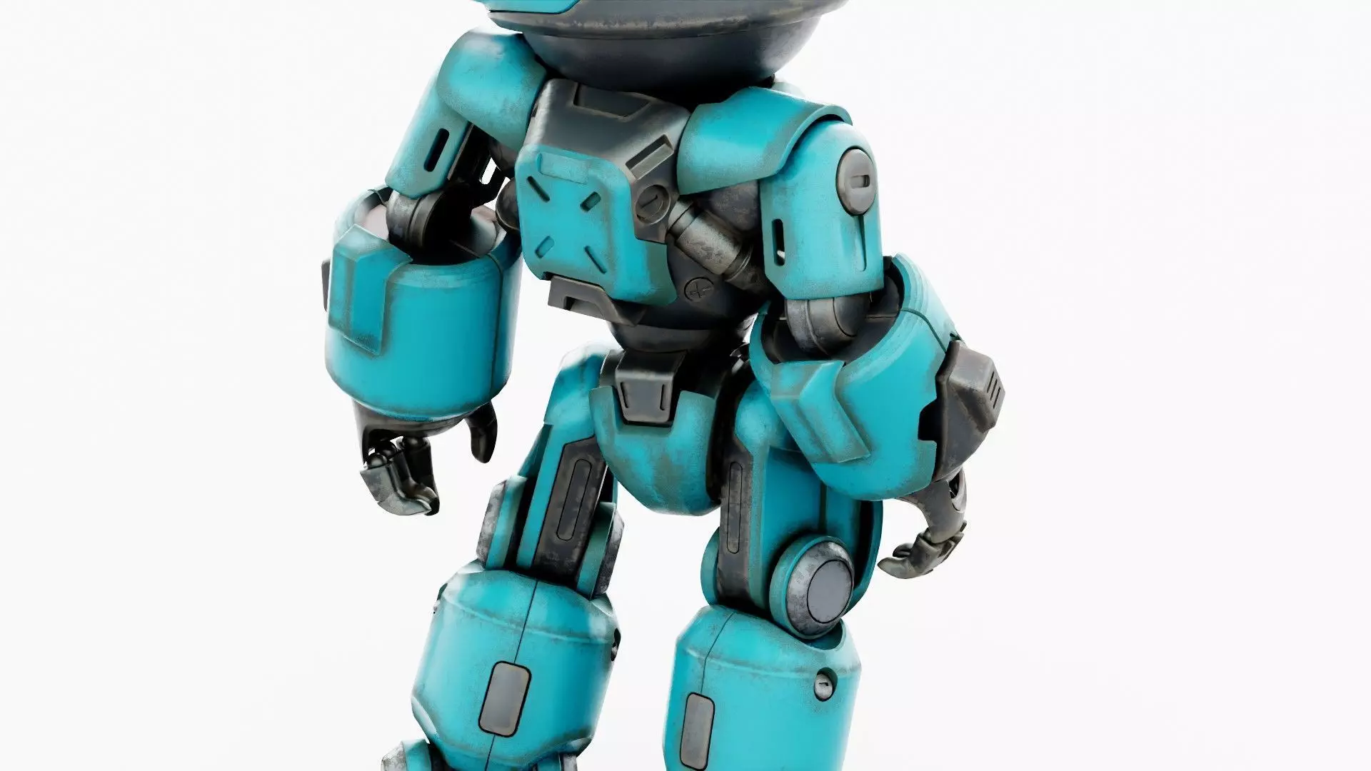 ROBO ZERO-M  Rigged for Unreal Engine - Unity - MIXAMO 3D model_25