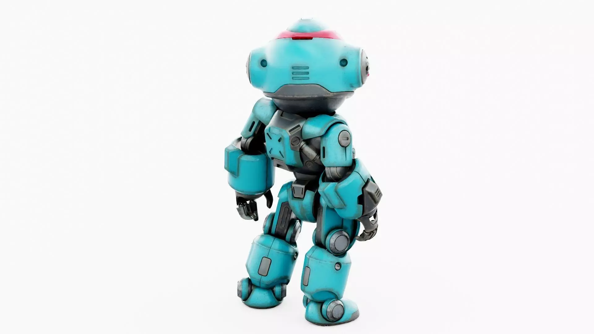 ROBO ZERO-M  Rigged for Unreal Engine - Unity - MIXAMO 3D model_12