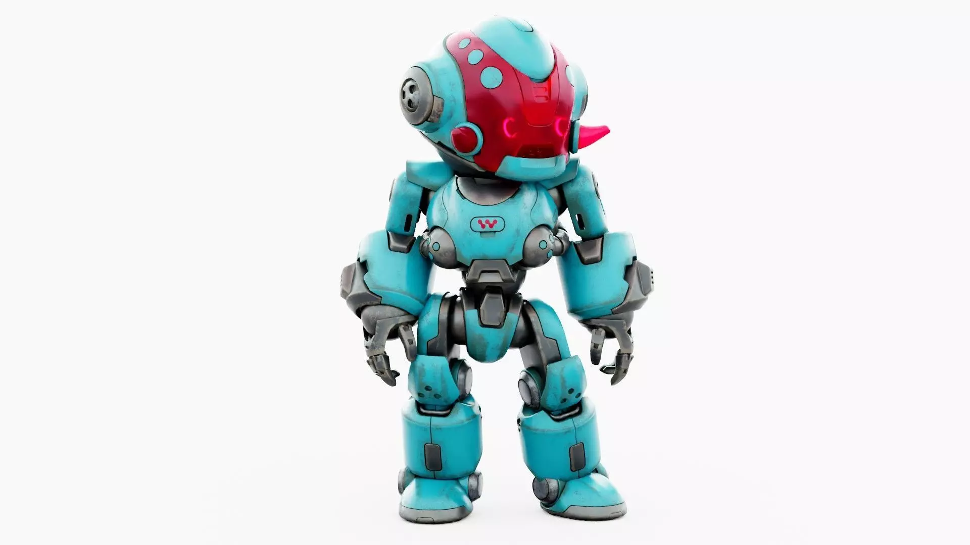 ROBO ZERO-M  Rigged for Unreal Engine - Unity - MIXAMO 3D model_4