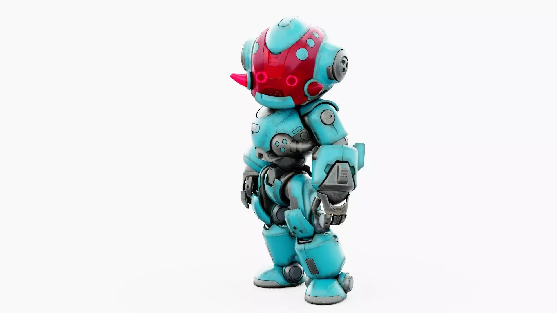 ROBO ZERO-M  Rigged for Unreal Engine - Unity - MIXAMO 3D model_21